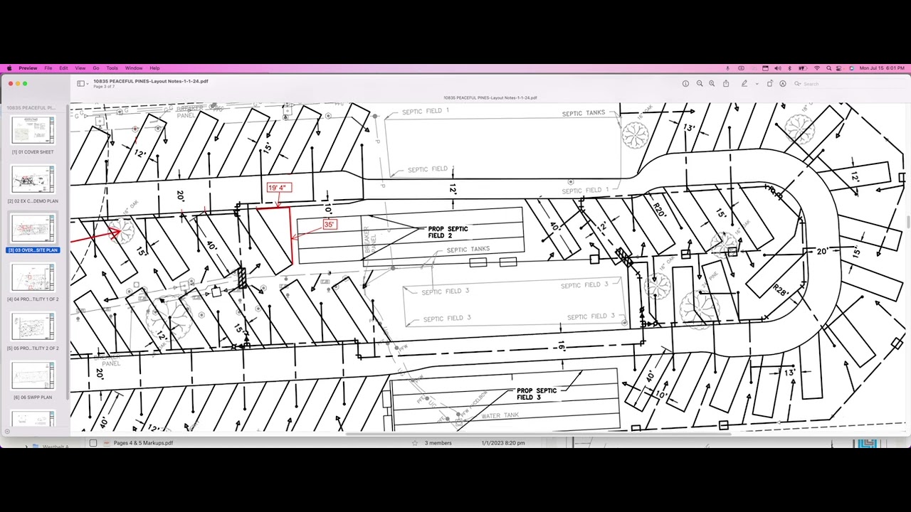 How To Read Construction Plans / Drawings For RV Park Construction
