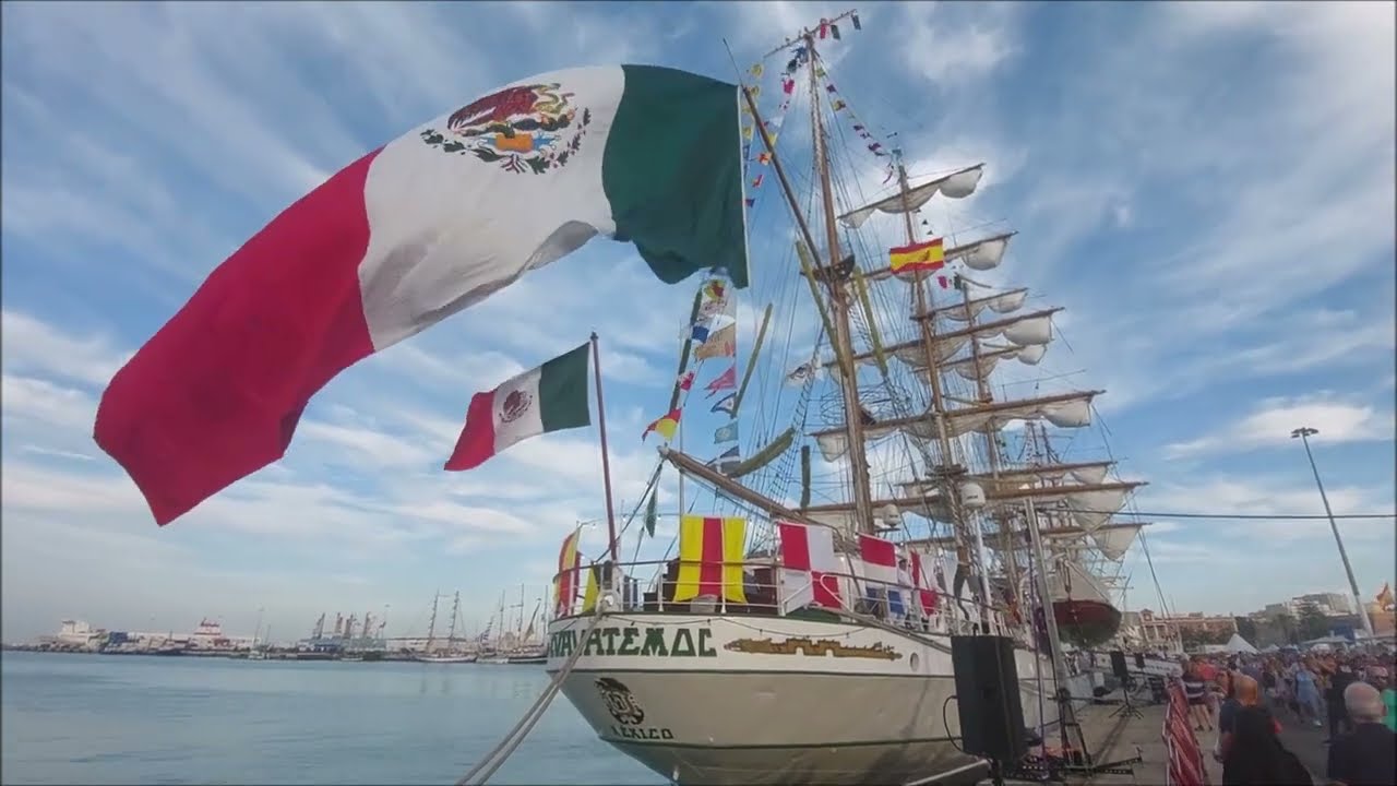 DESFILE DE TRIPULANTES - REGATA GRANDES VELEROS THE TALL SHIPS RACES - CADIZ 2023
