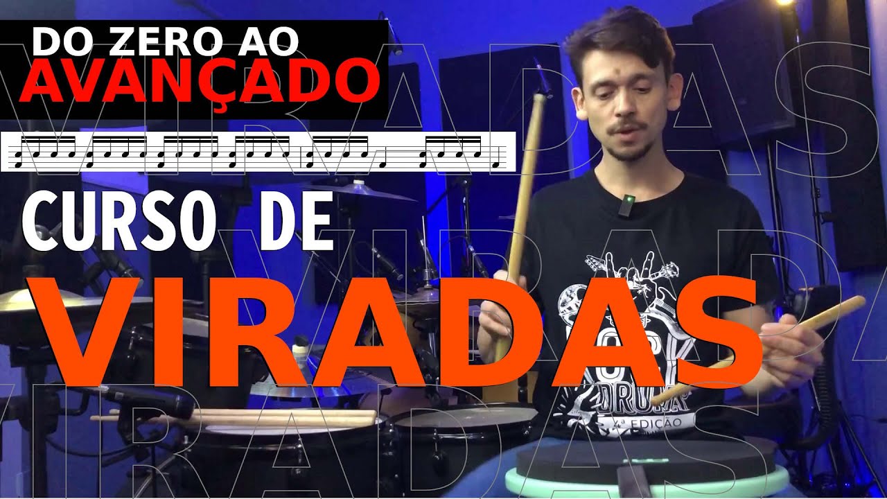 Curso de Viradas na Bateria   Introduçäo e exercícios