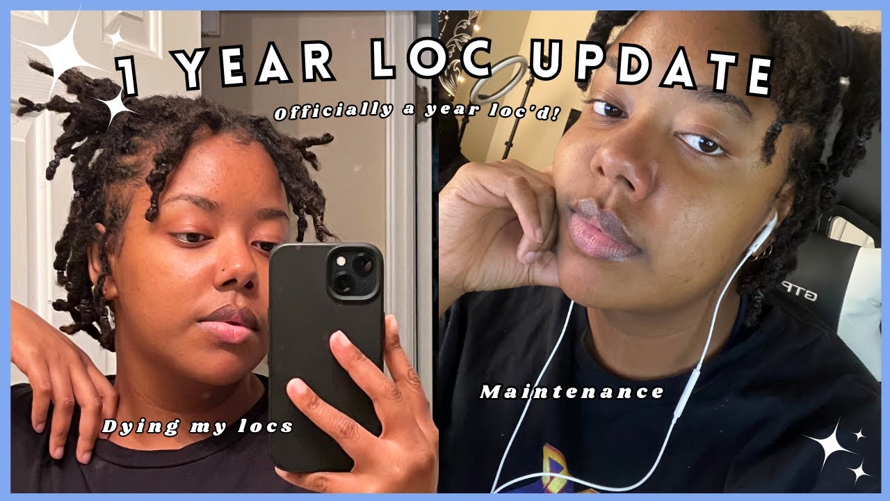 LOC UPDATE: One Year Loc'd - Dying my locs & loc maintenance | Brittney Yvonne
