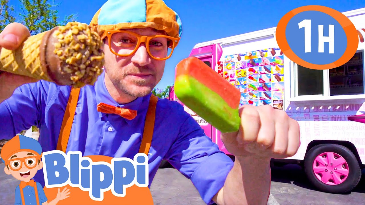 Blippi Works in an Ice Cream Truck for the Day! | BEST OF BLIPPI TOYS | Educational Videos for Kids