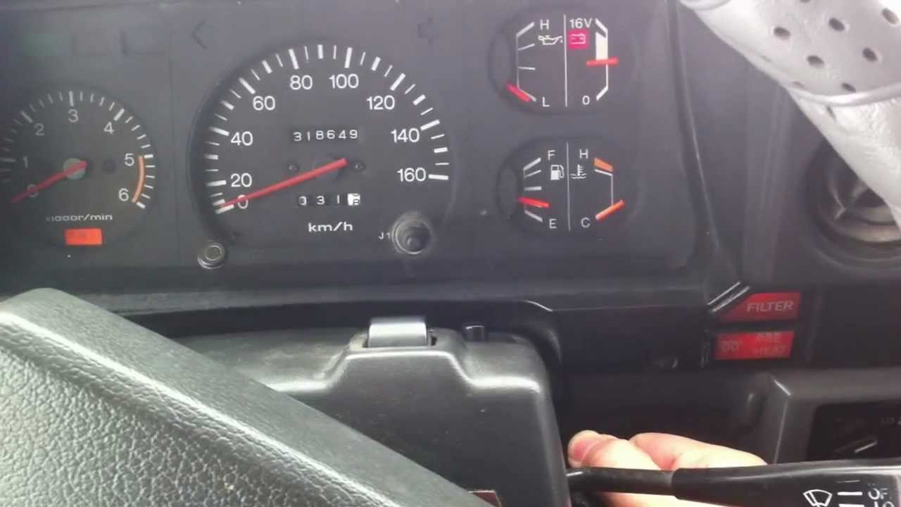 toyota land cruiser lj70 cold start -3 °C