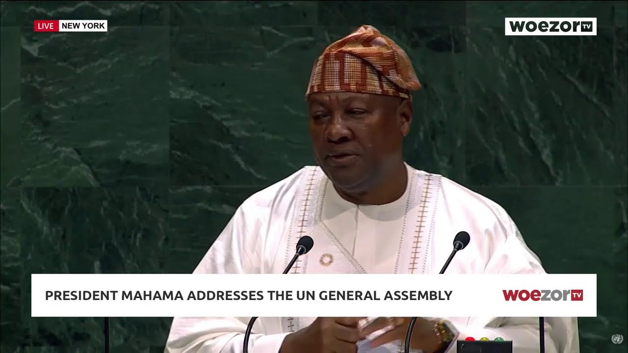 🔴 WATCH LIVE | President John Mahama Addresses the 81st UN General Assembly | New York