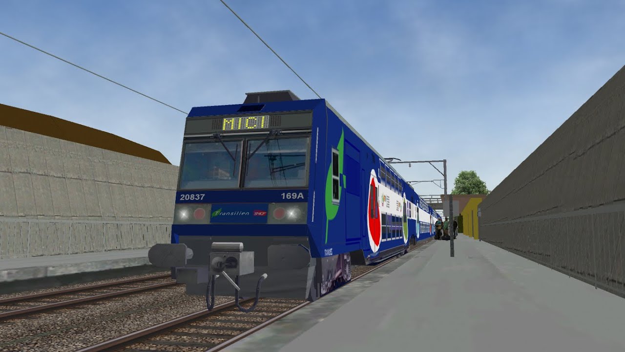 Open Rails#1 : RER C mission DEBA en Z20500 Transilien.