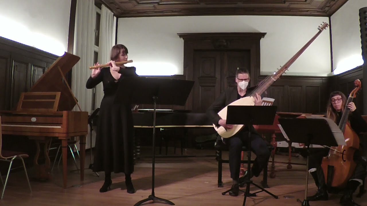 Hotteterre, prelude en d la ré avec continuo (1719)