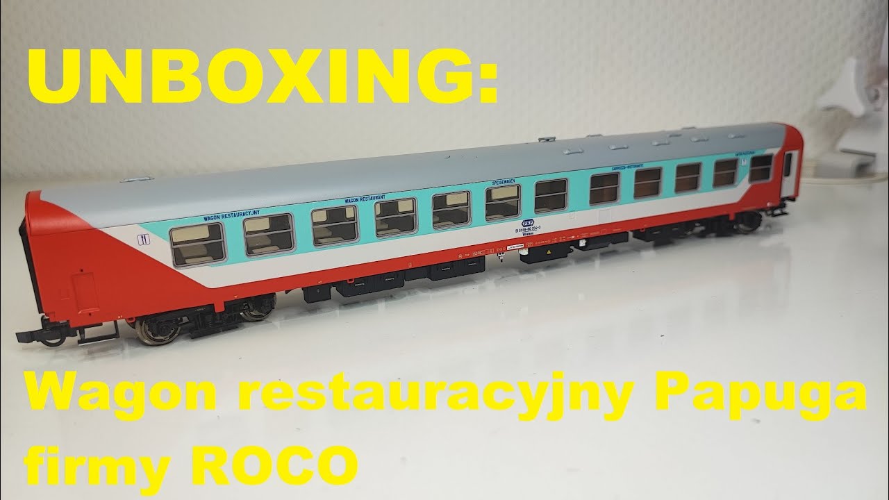 UNBOXING: Wagon restauracyjny Papuga firmy ROCO