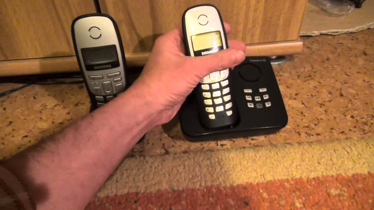 Funktionstest Telefon Siemens Gigaset A165,