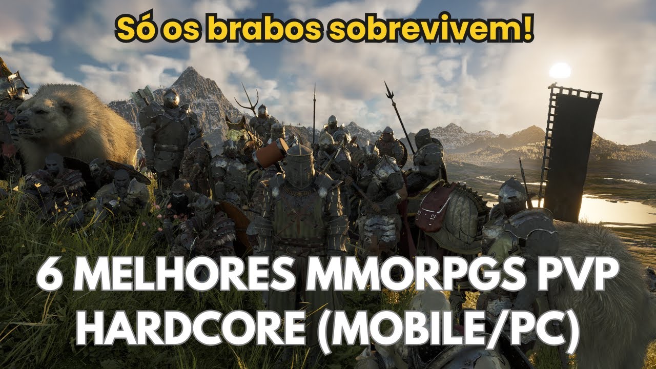 6 MMORPGs PVP Hardcore que Vão TE Desafiar ao Máximo!