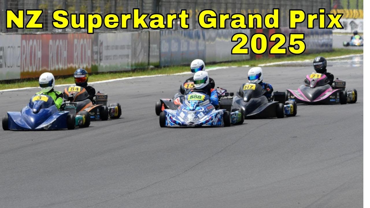 Superkarts NZ - NZIGP Waikato Challenge 2025 - Non-Gearbox Grand Prix