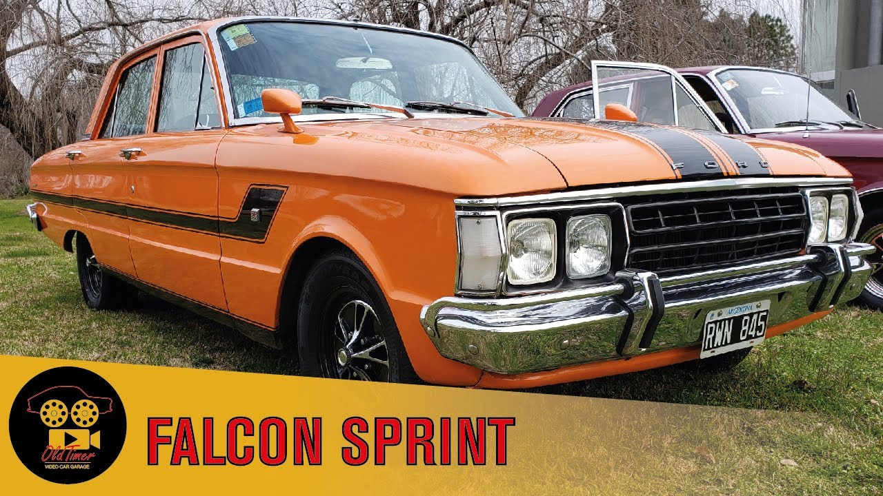 Ford Falcon Sprint 1974 Naranja Zonda Franjas Negras - Oldtimer Video Car Garage
