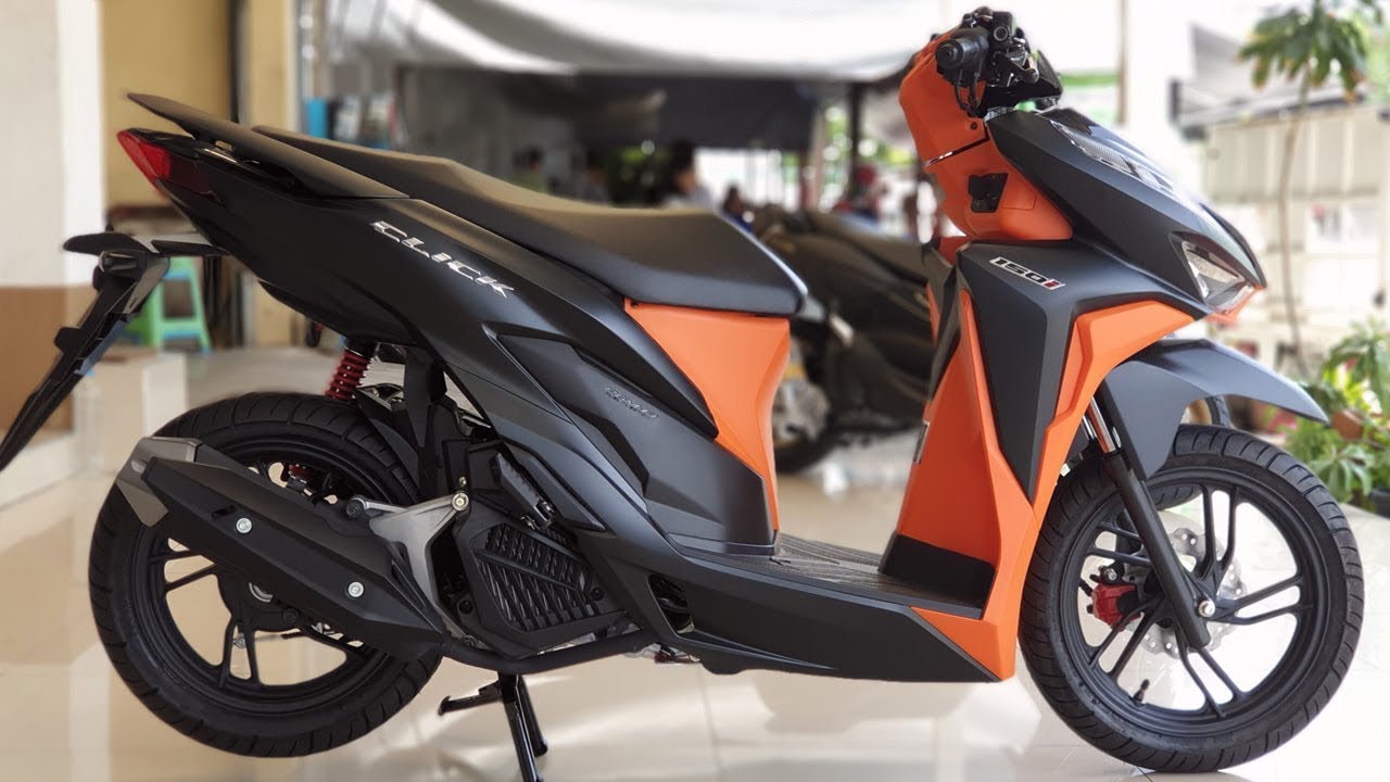 New Honda Click 150i 2019 Black-Orange