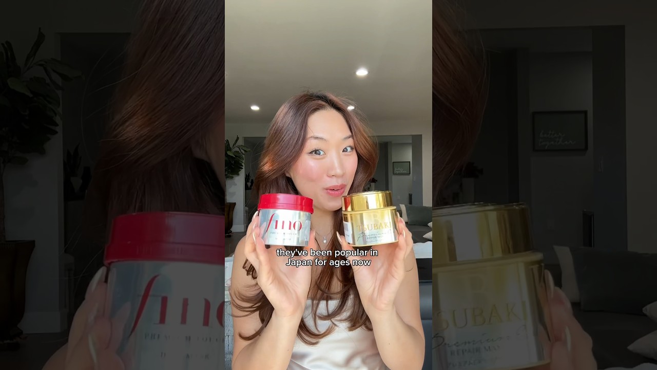 Trying the most viral JAPANESE hair masks?!! #haircare #hair #hairmask #japanese #beauty
