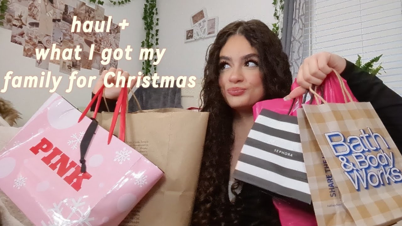 haul + what I got my family for Christmas! | gift ideas 🎁 |