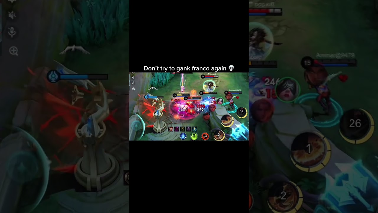 insane franco damage build 💀 #mlbbcreator #franco #francomlbb #mlbb #mlbballstar