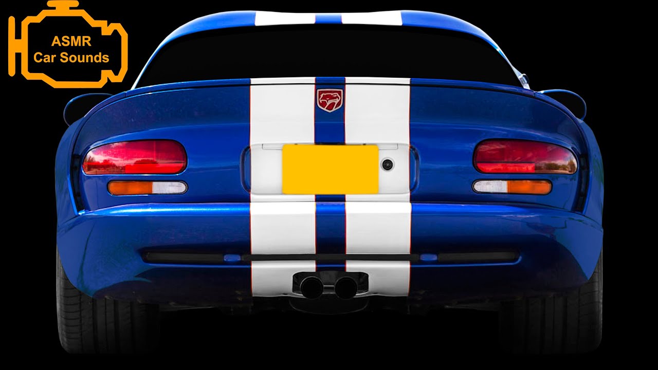 🔈 Dodge Viper GTS - Exhaust Sound | 3 Hours Engine V10 Idle Sound | ASMR, Study, Relax 🔈