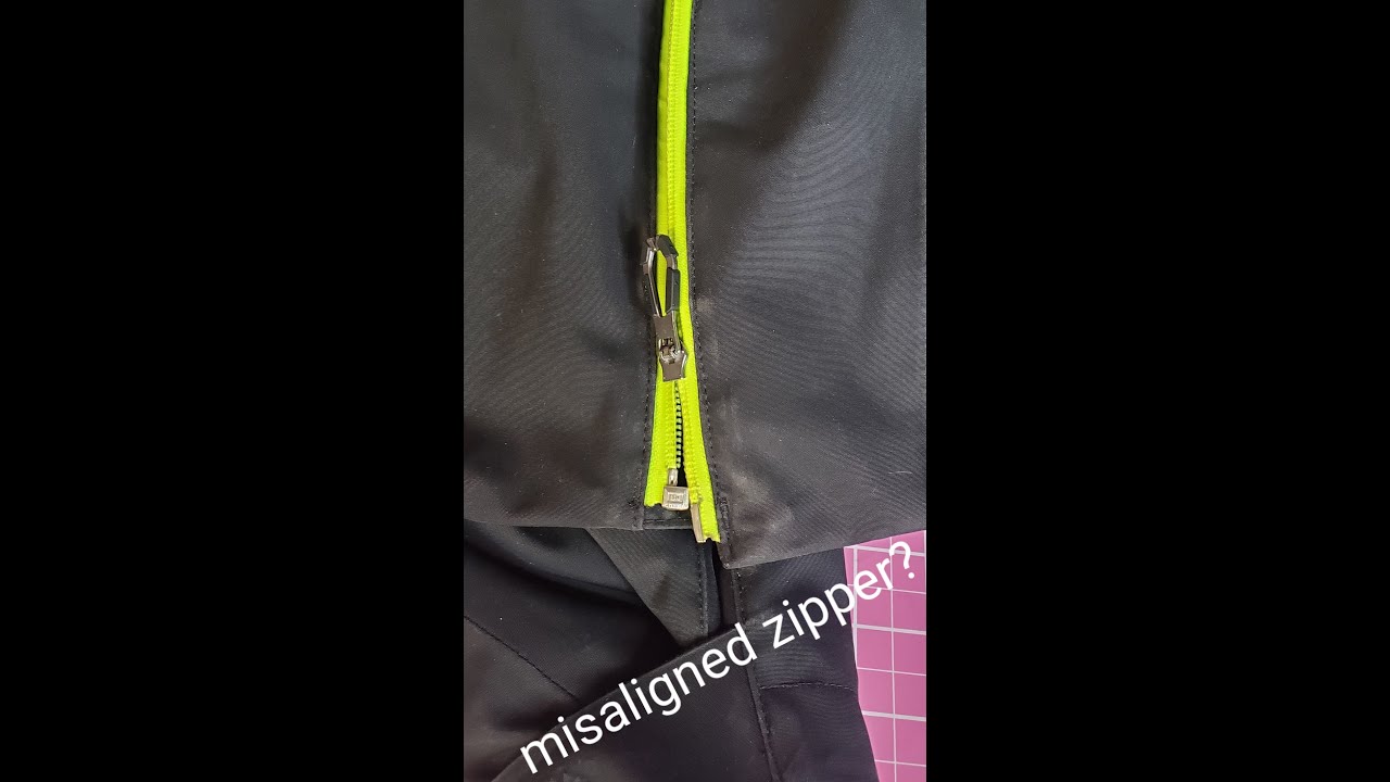 How to repair a misaligned zipper tutorial