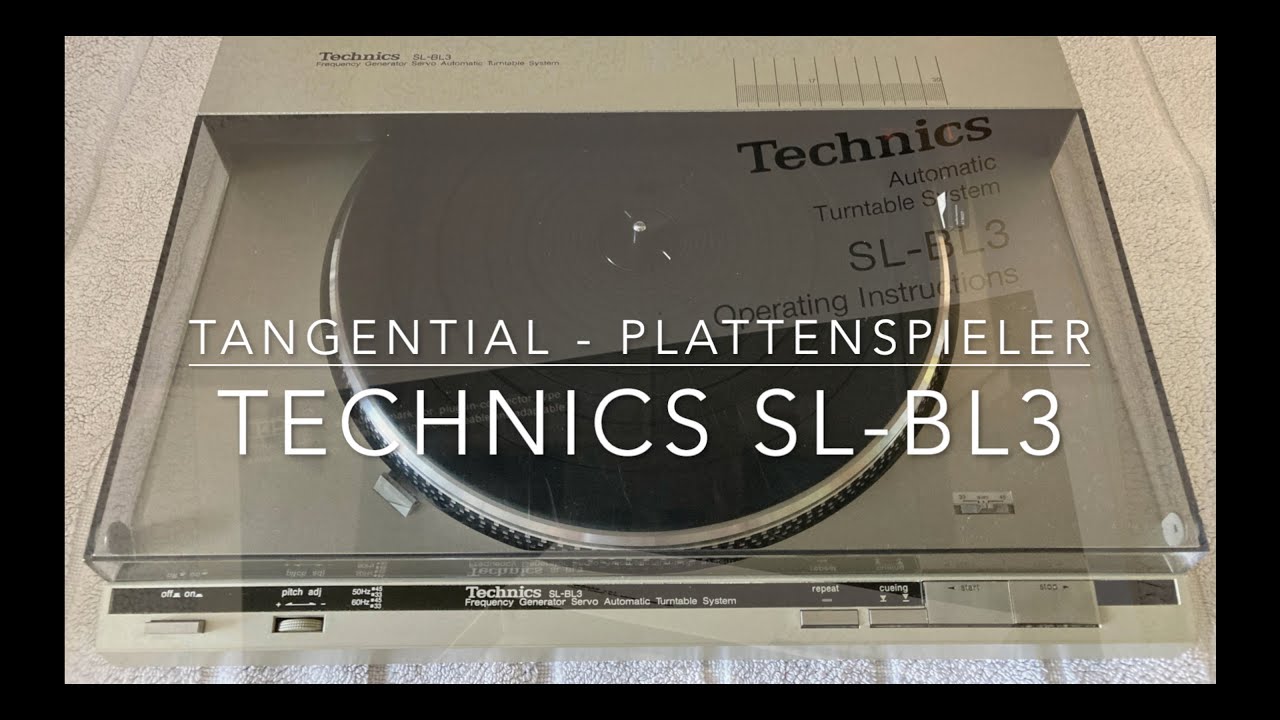Technics SL-BL3 + audio-technica AT85EP - Tangential-Plattenspieler / Linear Turntable - BD