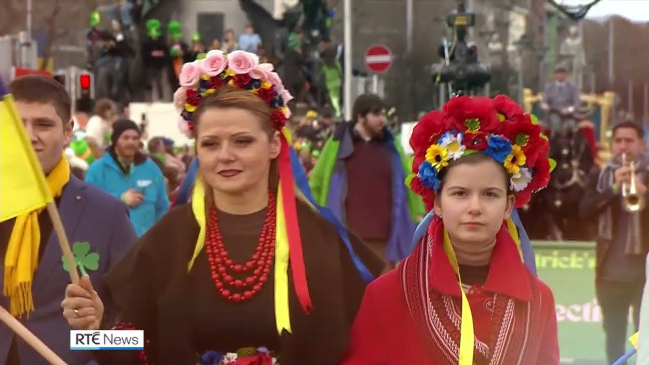 Solidarity with Ukraine as Ireland shows its colours on St Patrick's Day