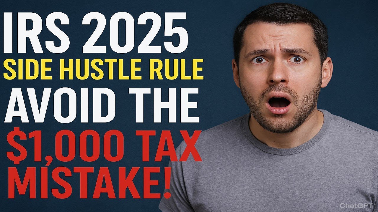 &ldquo;IRS 2025 Side Hustle Rule: Don&rsquo;t Miss This $1,000 Mistake!&rdquo;