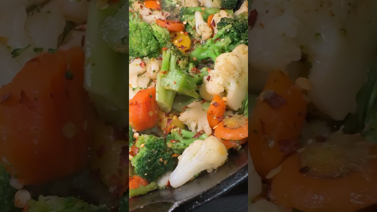 Broccoli Normandy. Sprucing up the frozen veggies. #cooking  #shorts #food