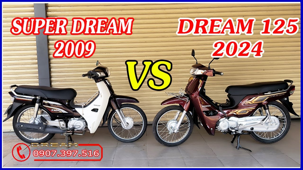 Dream 125 2024 Thái Lan & Super Dream 100 Việt Nam, Khác Nhau Thế Nao?