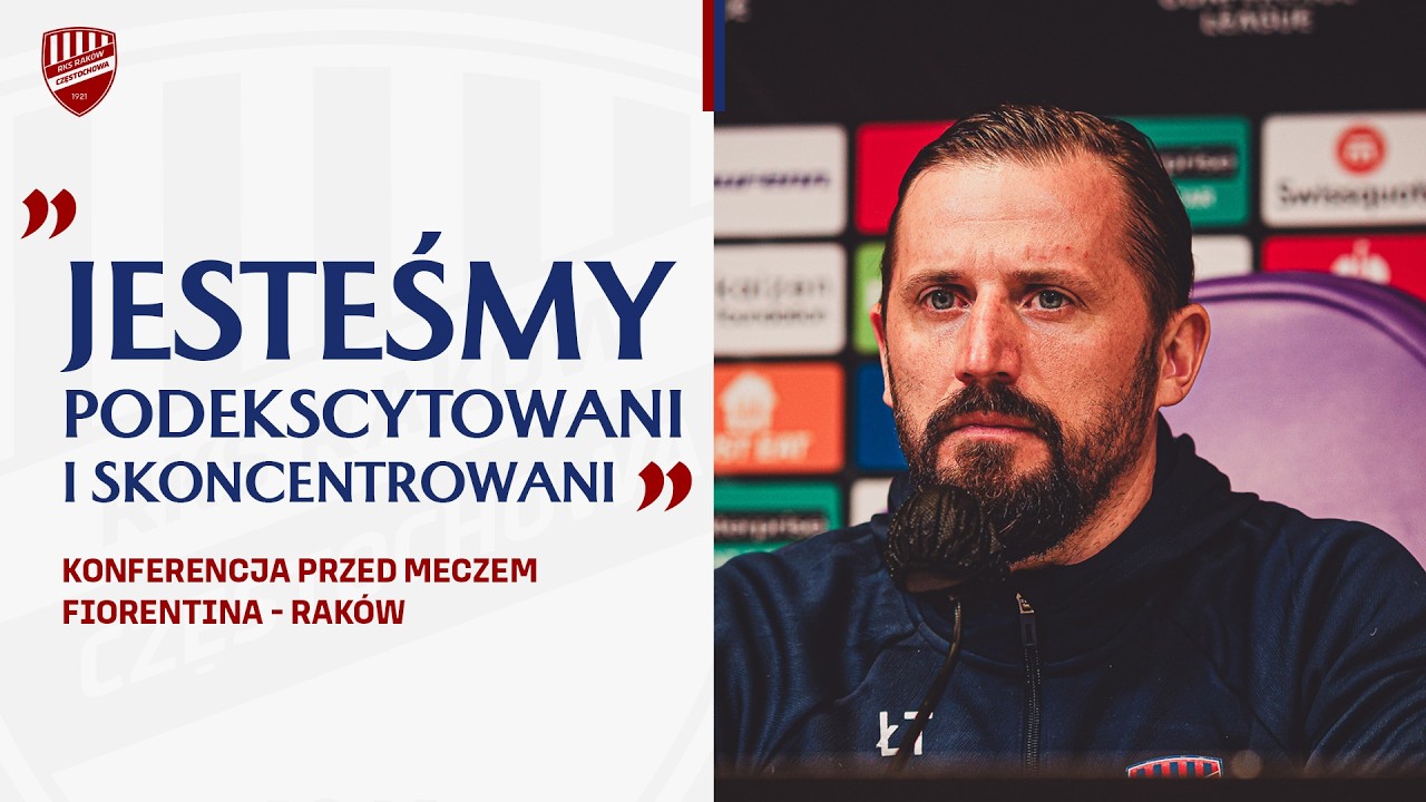Konferencja prasowa przed meczem ACF Fiorentina - Raków Częstochowa