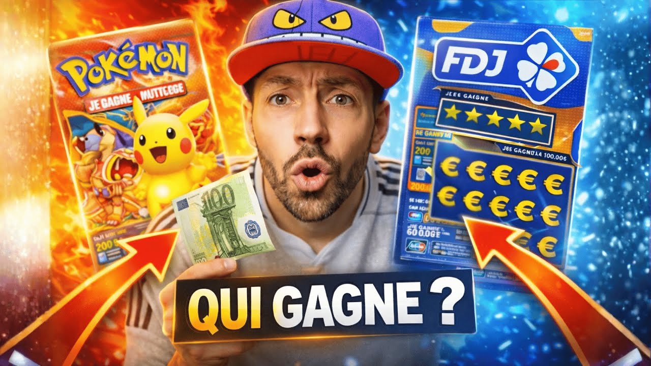 J’investis 100€ : Pokémon vs FDJ — qui rapporte vraiment ?