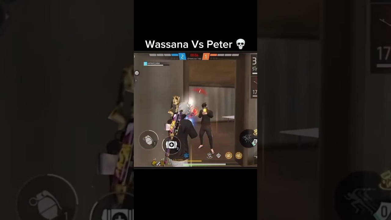 Wassana vs Peter 😱1v1 free fire#ffesports#freefireesports #freefirebenindia #freefireindia