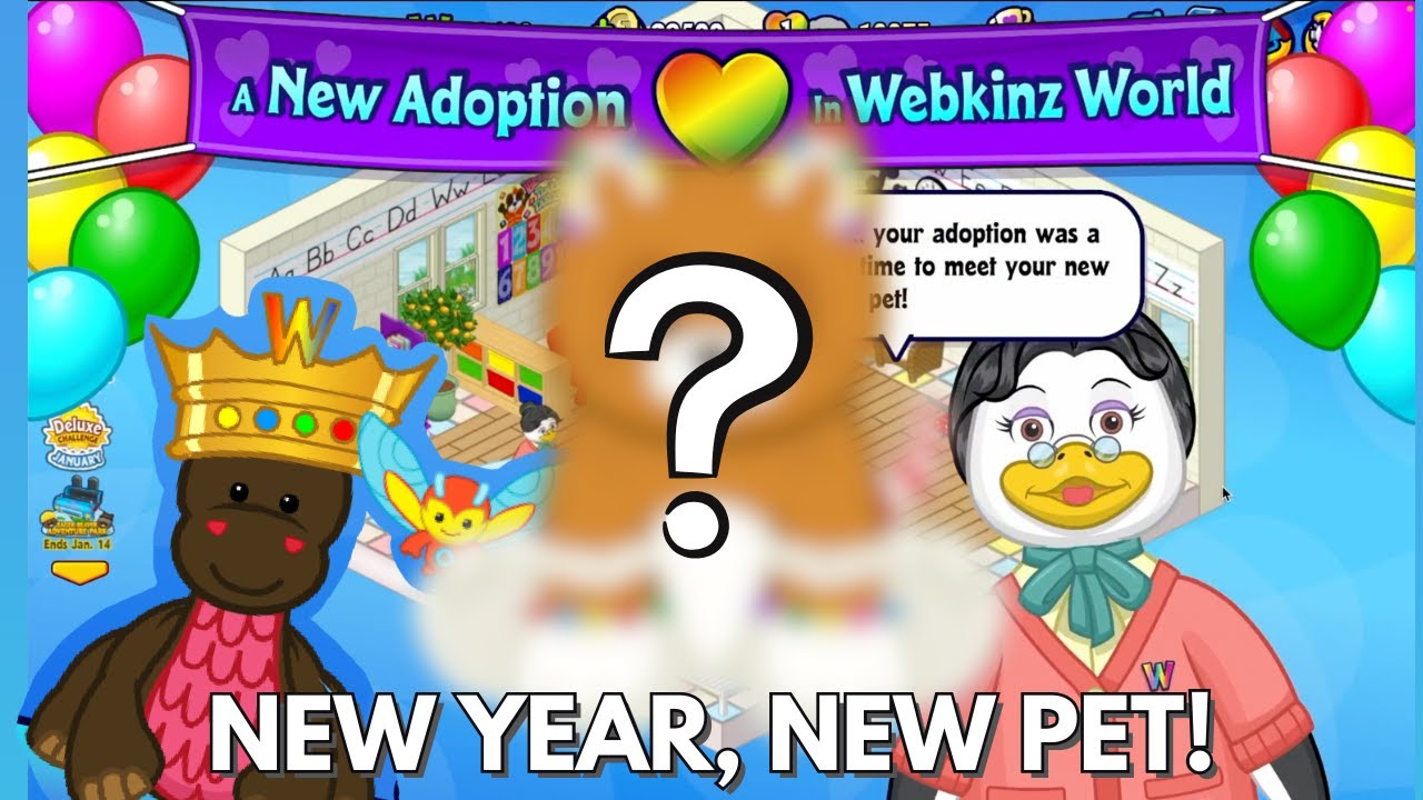 New Year, New Pet Adoption, New Monthly Challenges! | January 2026 Webkinz Classic Gameplay