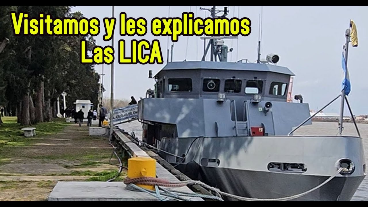 Recorrimos las  embarcaciones LICA, Lancha de Instrucción para Cadetes de la Escuela Naval Militar