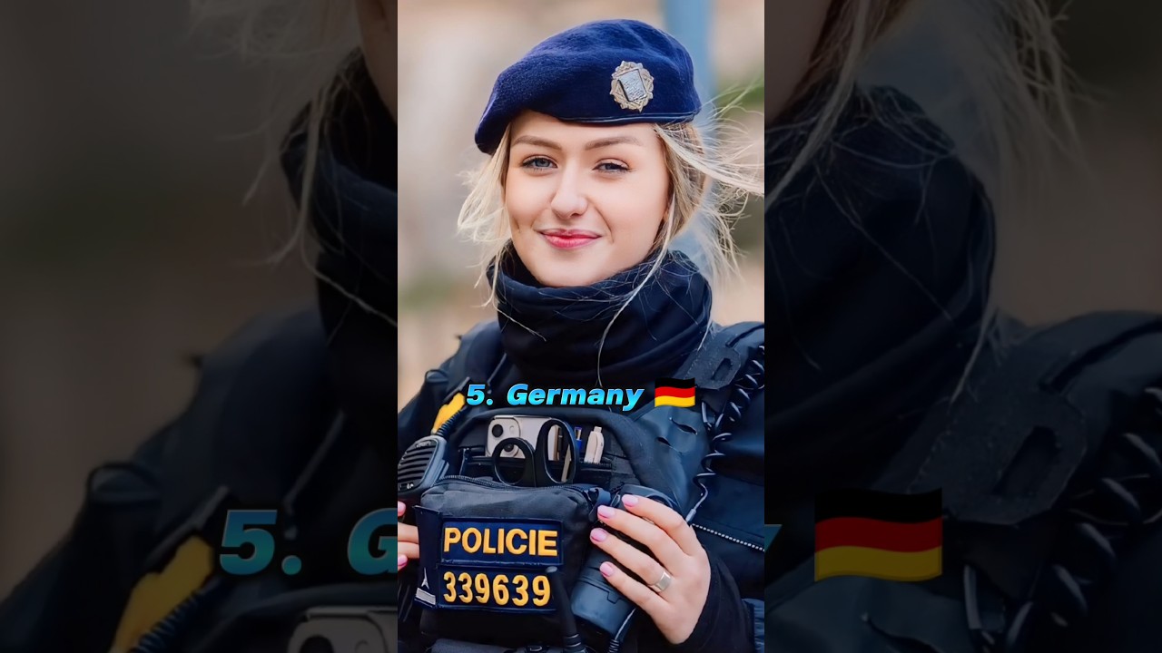 Top 10 Most Beautiful Female Police Uniform #shorts