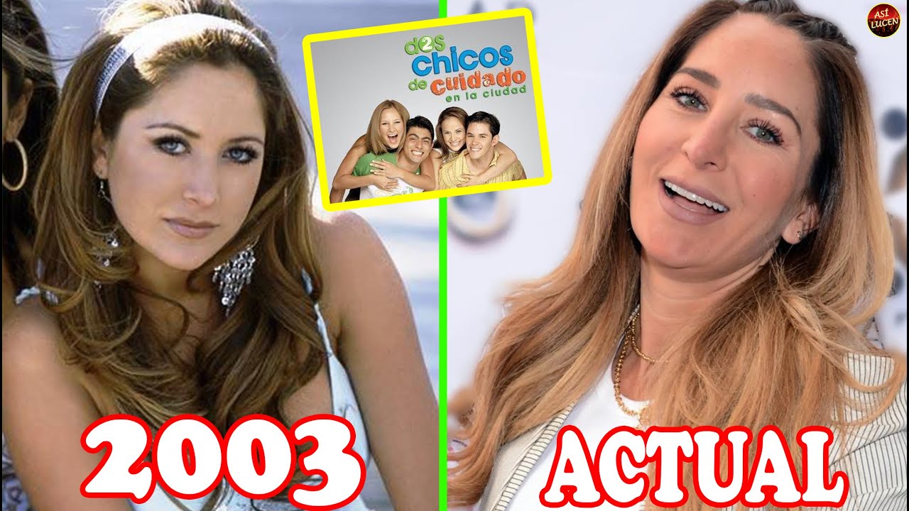 ASÍ LUCEN… GERALDINE BAZÁN Y LOS ACTORES DE “DOS CHICOS DE CUIDADO EN LA CIUDAD” TELENOVELA DE 2003