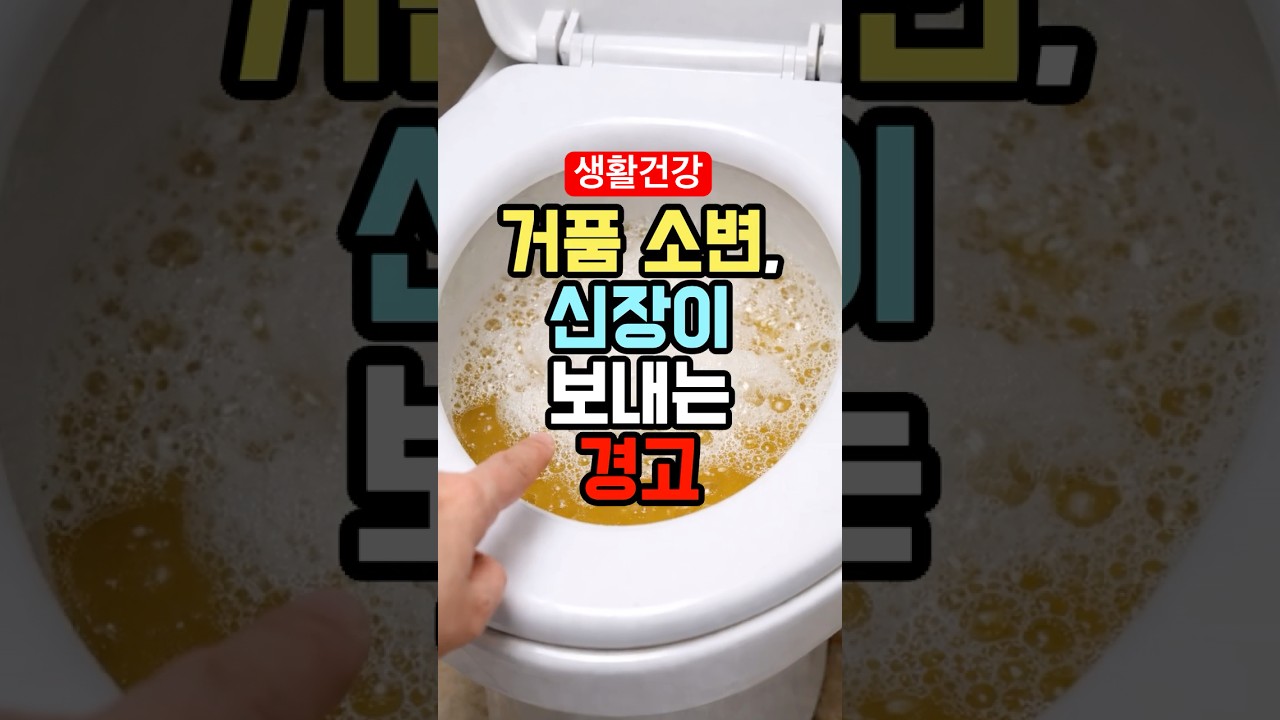 소변 거품이 사라지지 않는다면 꼭 검사하세요! / Persistent Foamy Urine? Get Tested