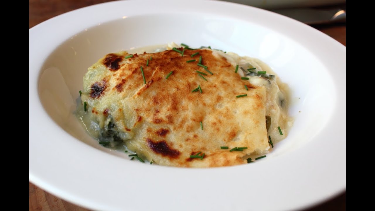 Fisherman's Pie - Cod & Spinach Casserole topped with Potato Crust