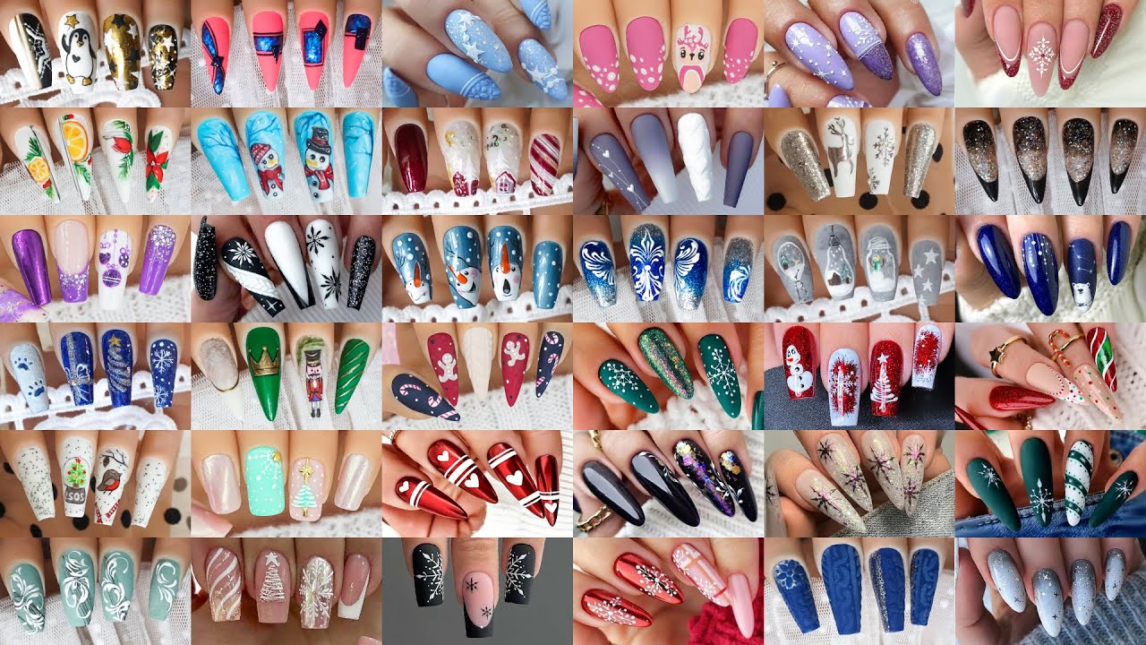 Christmas Nail Art 2025🎄| Winter Compilation & Easy Designs ❄️ Simple Nails Art Ideas | Cute Nails 💖