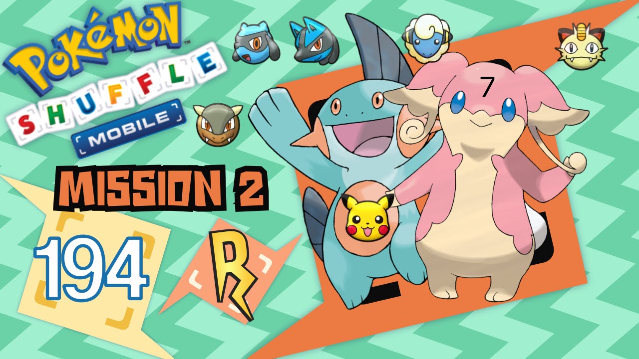 Pokémon Shuffle Mobile - Ficha de Misión 2 / Mission Card 2