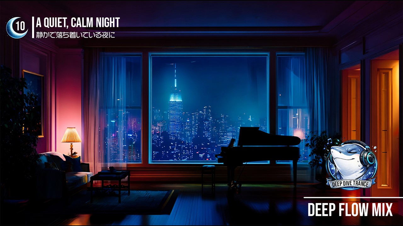 Deep Flow – Melodic Trance 60min | A Quiet, Calm Night | Vol.10