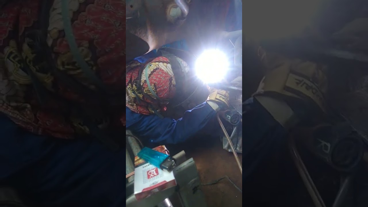 working welding tig root piping team asam-asam kalselteng