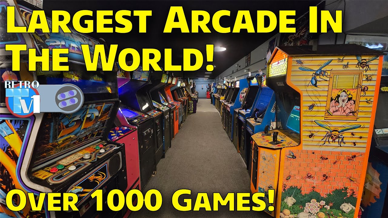 I Went to the Largest Arcade in the World - The Galloping Ghost Arcade