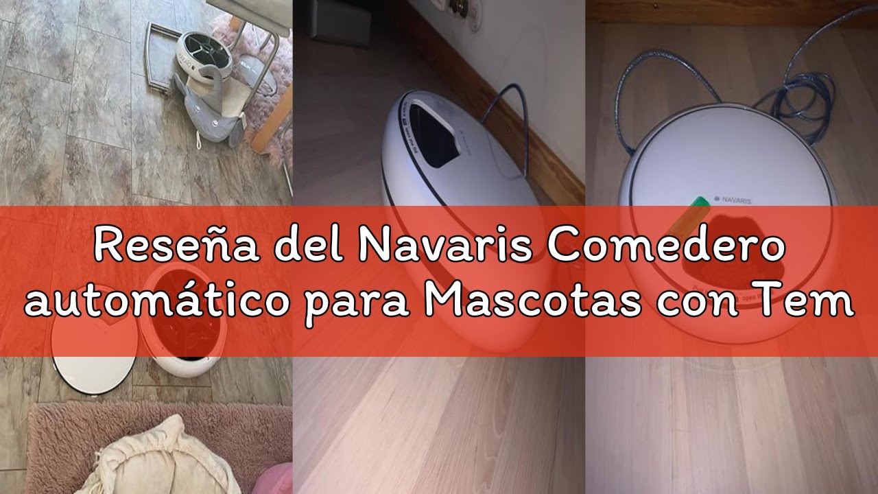 Reseña del Navaris Comedero automático para Mascotas con Temporizador - Dispensador electrónico de C