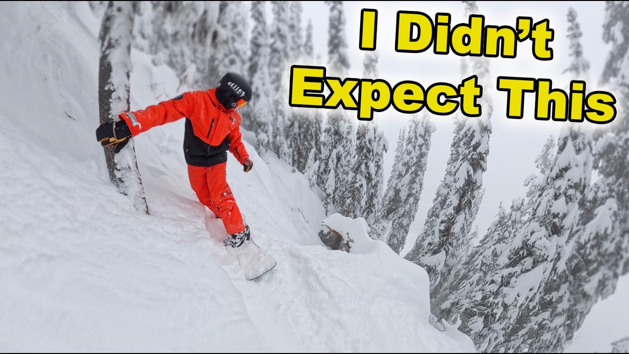 Snowboarding Red Mountain in Canada