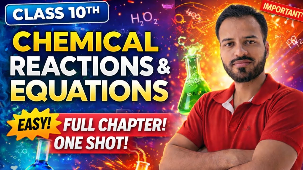 Chemical Reactions & Equations One Shot 💥Class 10 Science 