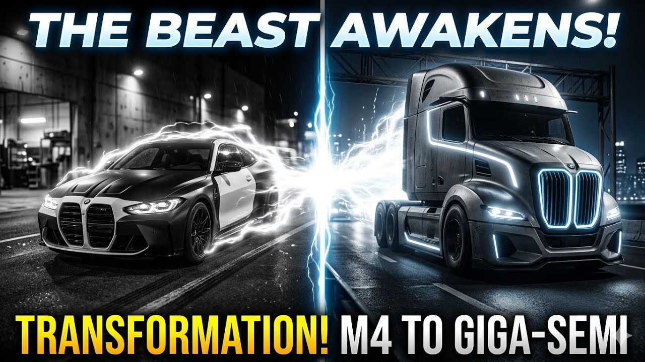 &ldquo;What If BMW Made a Monster Semi Truck?&rdquo;         #bmw AI truck BMW truck  Transformation video 