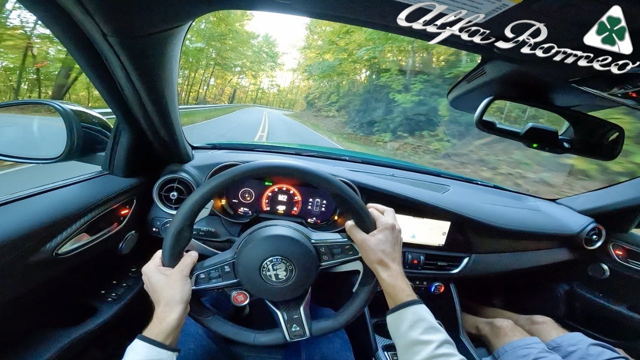 2024 Alfa Romeo Giulia Quadrifoglio | POV Mountain Road Test Drive! *Exhaust Audio & Impressions*