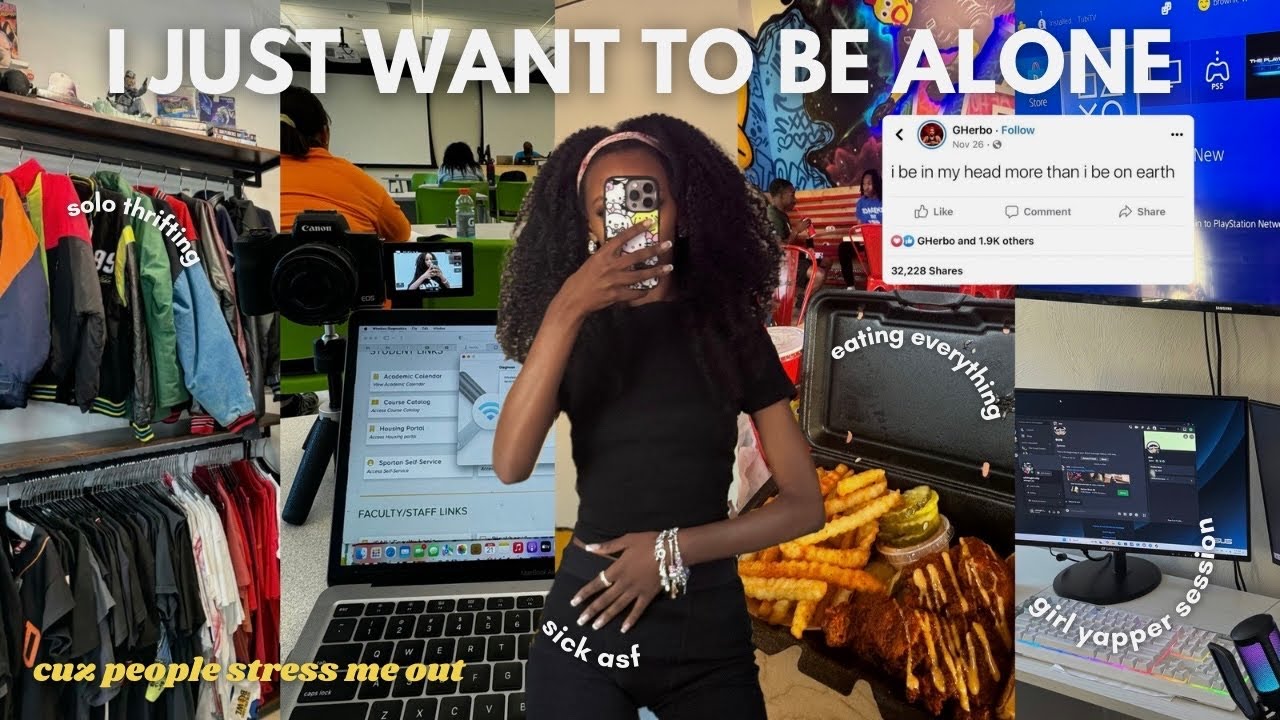 antisocial social vlog : sick virus, quit job, thrifting heaven, telling too much, addicted 2 net