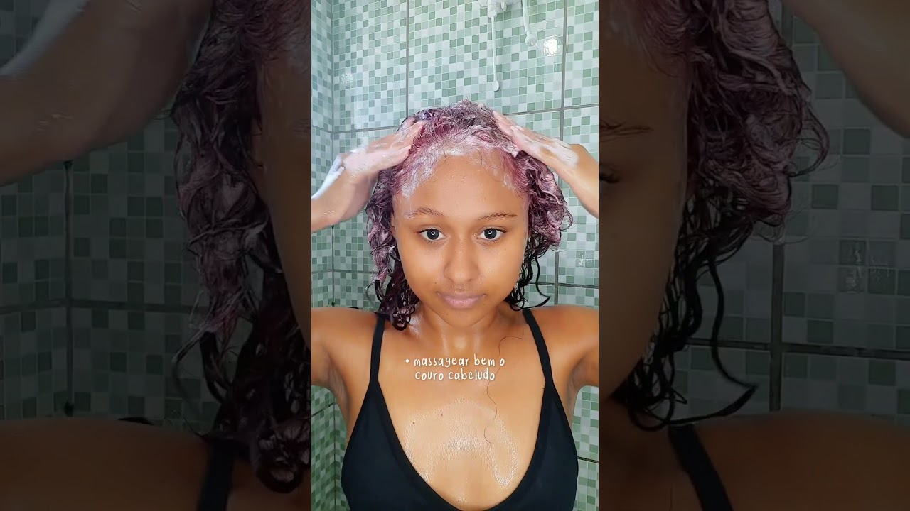 como lavar o cabelo cacheado 💜 #cacheadas #onduladas #cabelocacheado #cabelolimpo #viralvideo