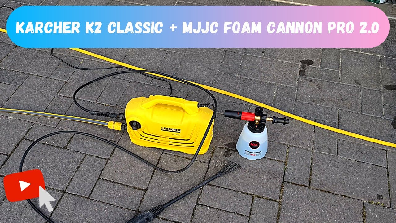 Egy felejthető magasnyomású... Karcher K2 Classic teszt, MJJC Foam Cannon Pro 2.0 habosítóval