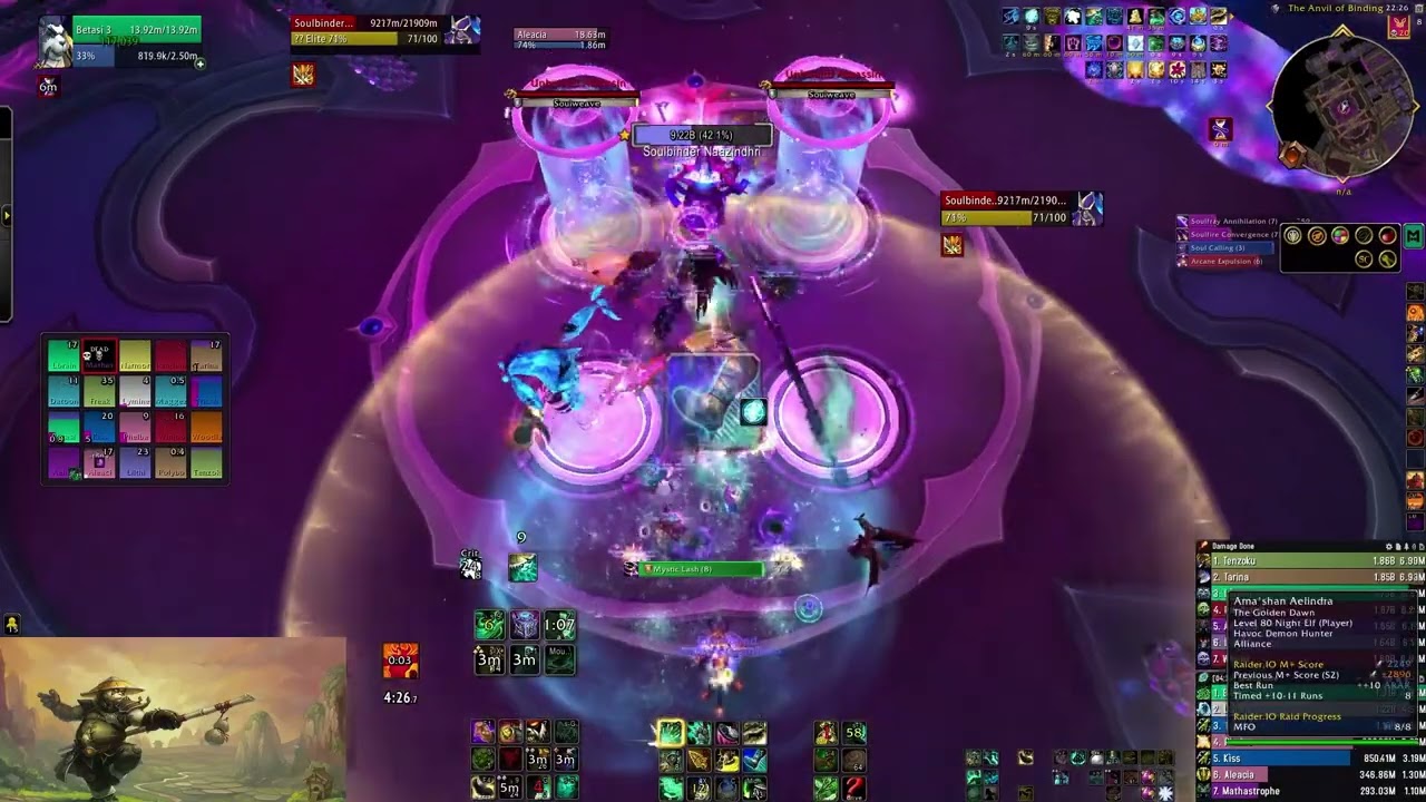 The Golden Dawn vs Soulbinder Naazindhri Mythic