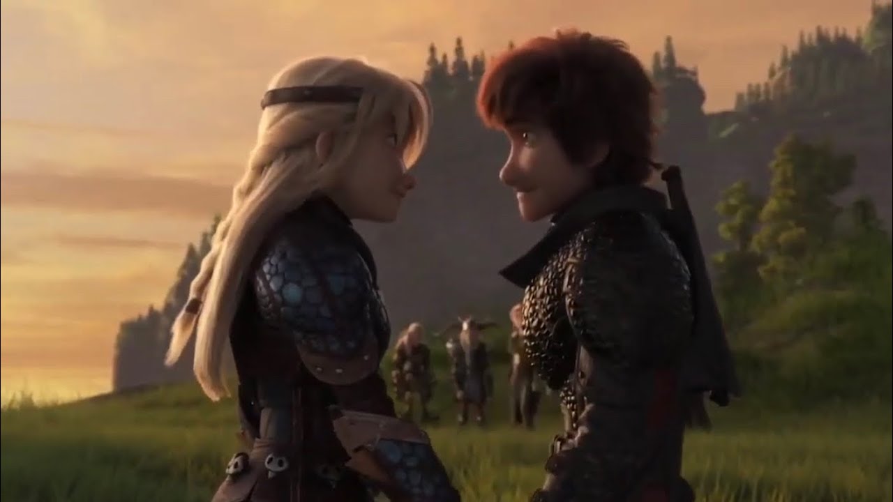 Hiccup and Astrid being relationship goals for 3 minutes straight