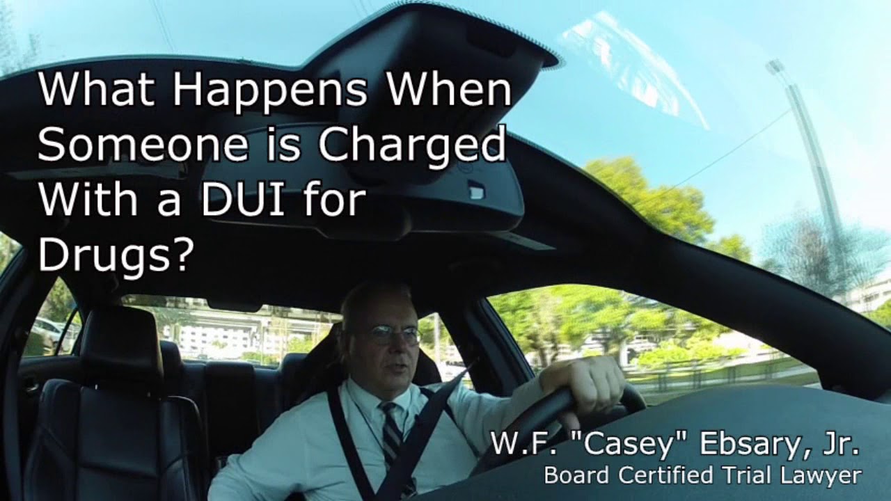 What Happens When Someone is Charged With a DUI for Drugs?